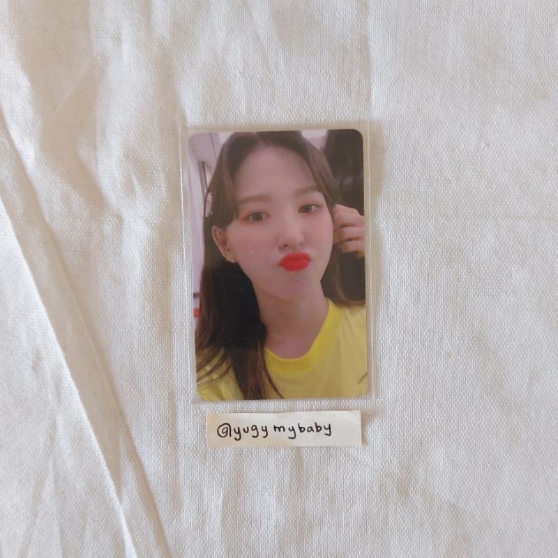 RED VELVET PC PHOTOCARD WENDY DEAR U LETTER MONTH 4 PIYYAKWAN POUT MANYUN