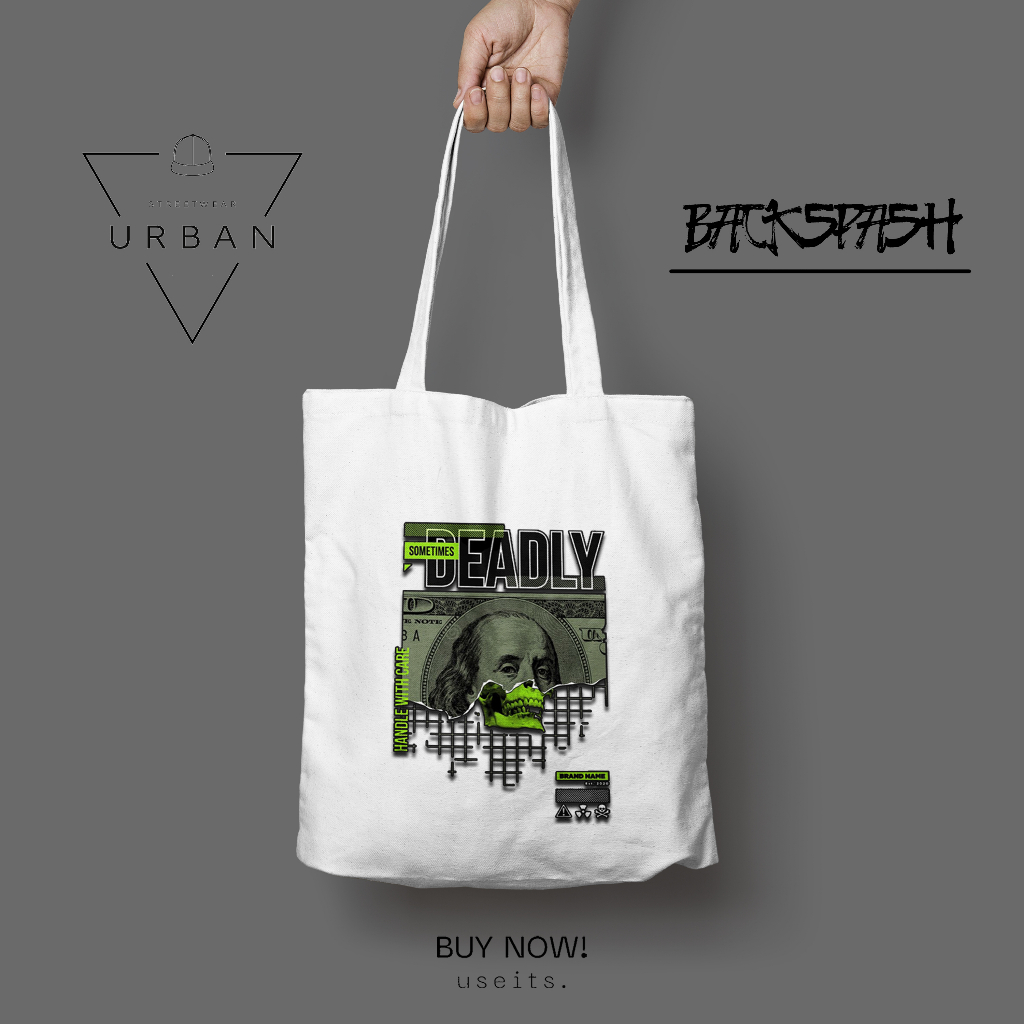 Tas Totebag Street Wear Art Skate Pria Wanita Vol1