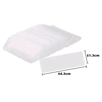 Stiker Double Tape Bening isi 60pcs+Box Lakban Mini 2 sisi