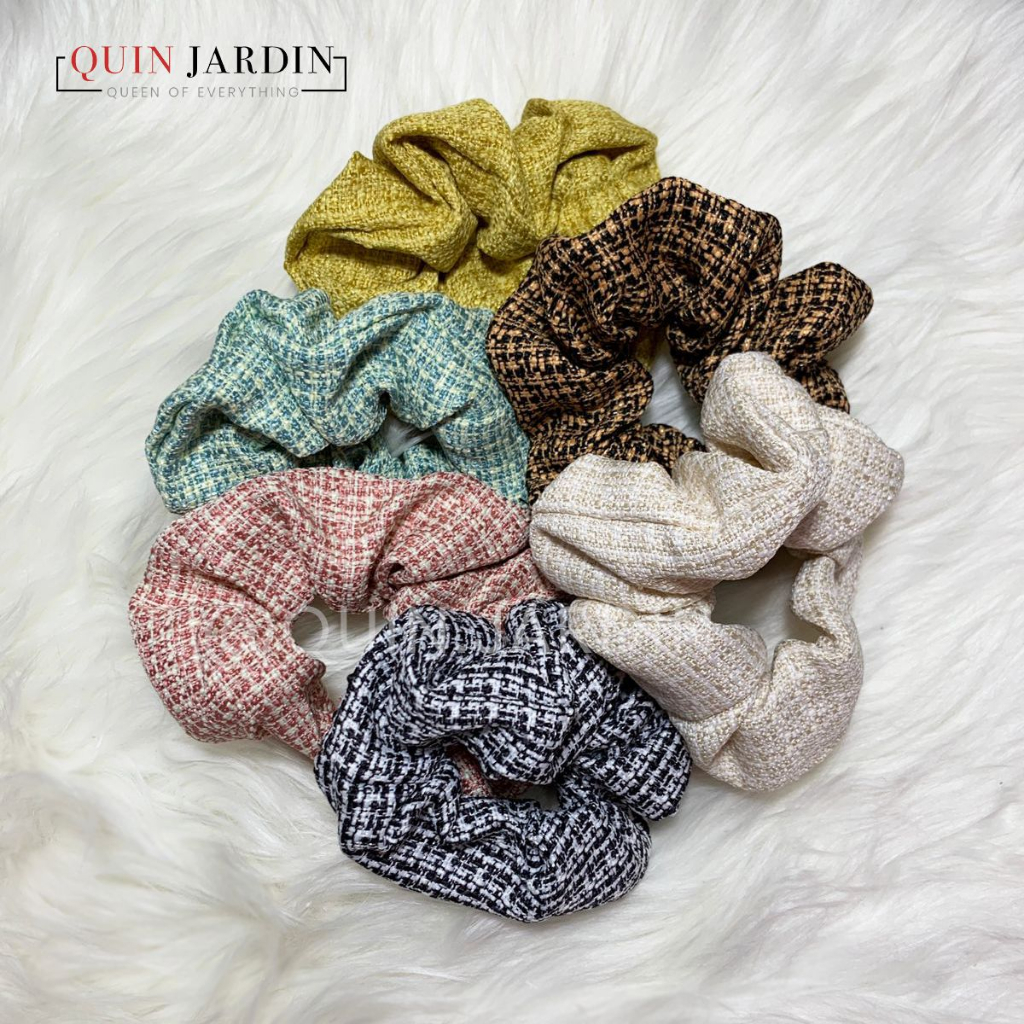 Kuncir Scrunchie Pattern / Karet Rambut Pattern / Karet Hijab Ikat Rambut Pattern / Scrunchie Patter