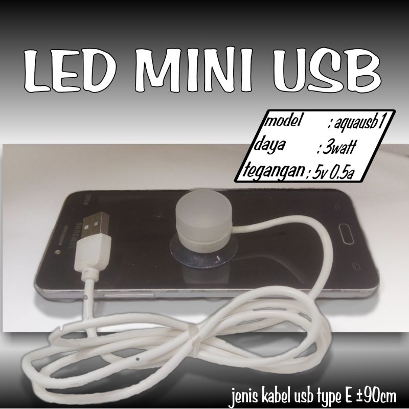 LED USB LAMPU AQUARIUM EMERGENCY