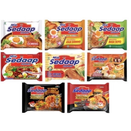 

sedaap mie instant goreng dan kuah