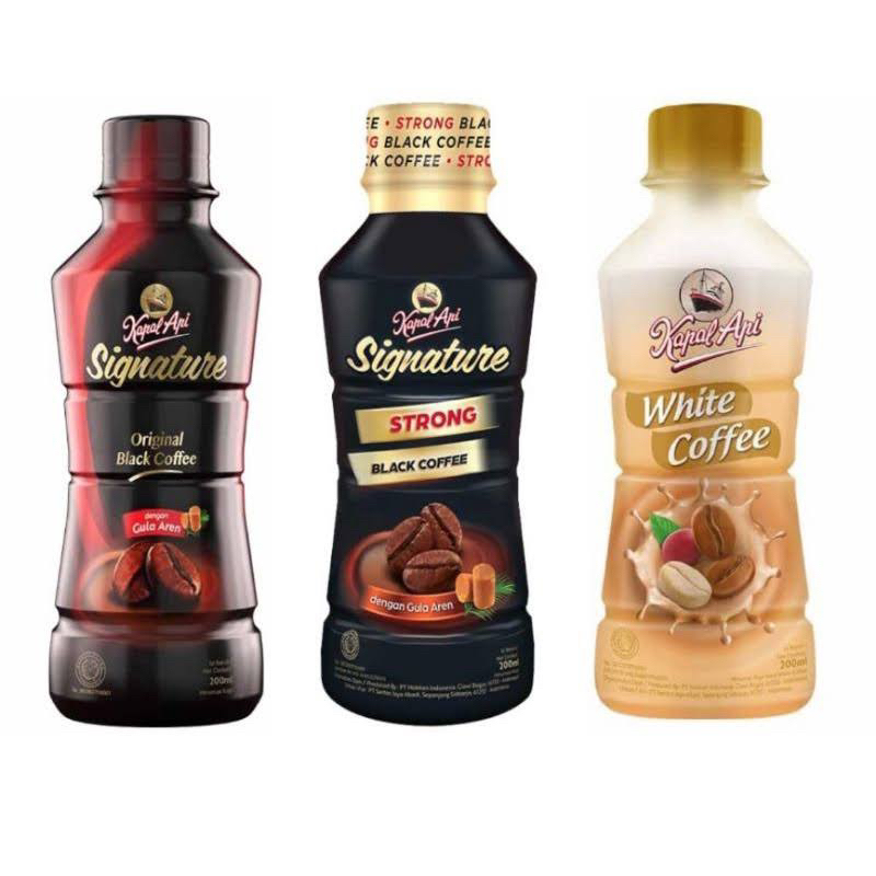 

Kapal Api Coffee Botol (200ml) (3 Varian Rasa)