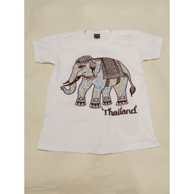 KAOS PUTIH GAJAH THAILAND - KAOS BANGKOK GAMBAR GAJAH - KAOS IMPORT - TSHIRT PUTIH GAJAH - T-SHIRT W