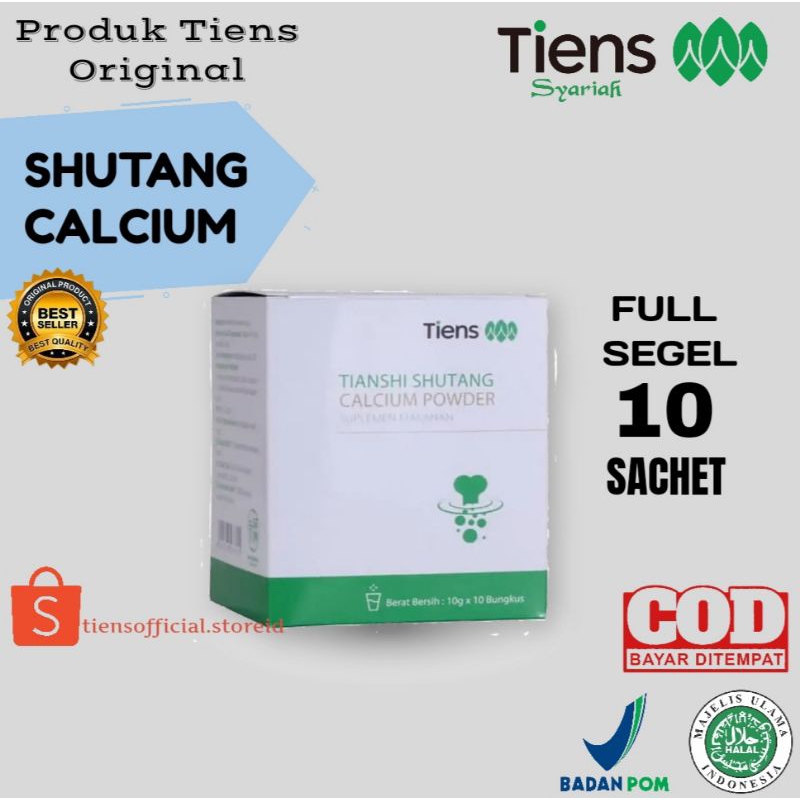 Shutang Calcium Powder Tiens | Kalsium Diabetes Basah Kering Kencing Manis dan Kadar Gula Darah Tien