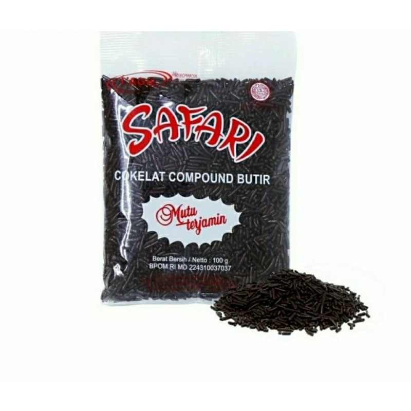 

Meses Coklat Butir Safari Lagie 100gr