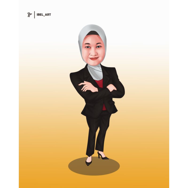 Jasa edit foto karikatur Vektor art
