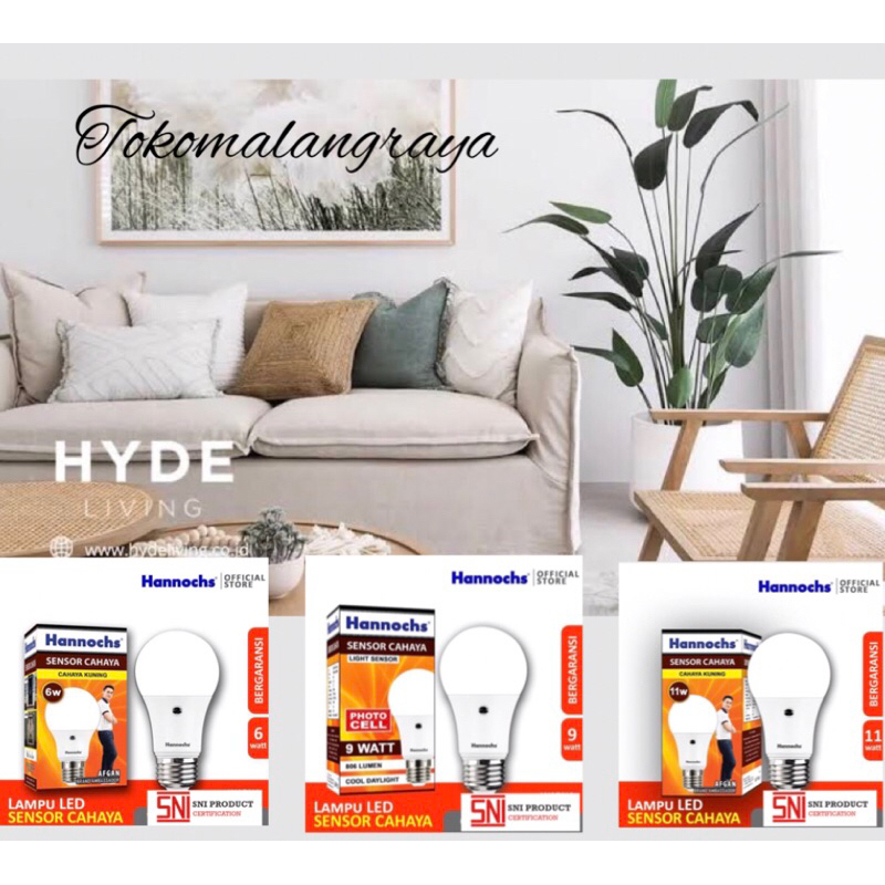 lampu otomatis sensor cahaya hannochs