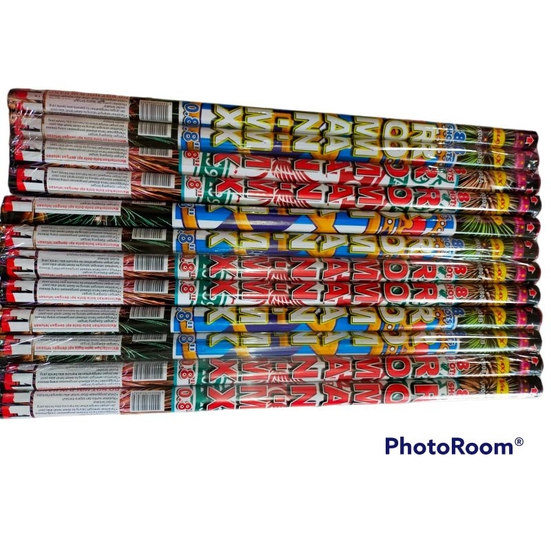 KEMBANG API ROMAN CANDLE 8 SHOT 0,8 &quot; / ROMAN CANDLE 8 TEMBAKAN DIAMETER 0,8&quot;  HARGA PER BATANG