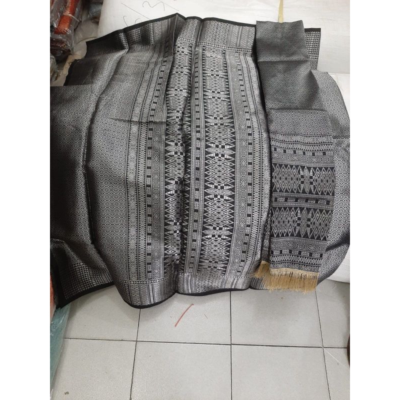 songket mesin motif tumtuman