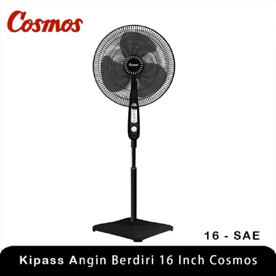 Standfan Stand Fan Kipas Angin Berdiri Cosmos 16-SAE 16in Angin Kuat