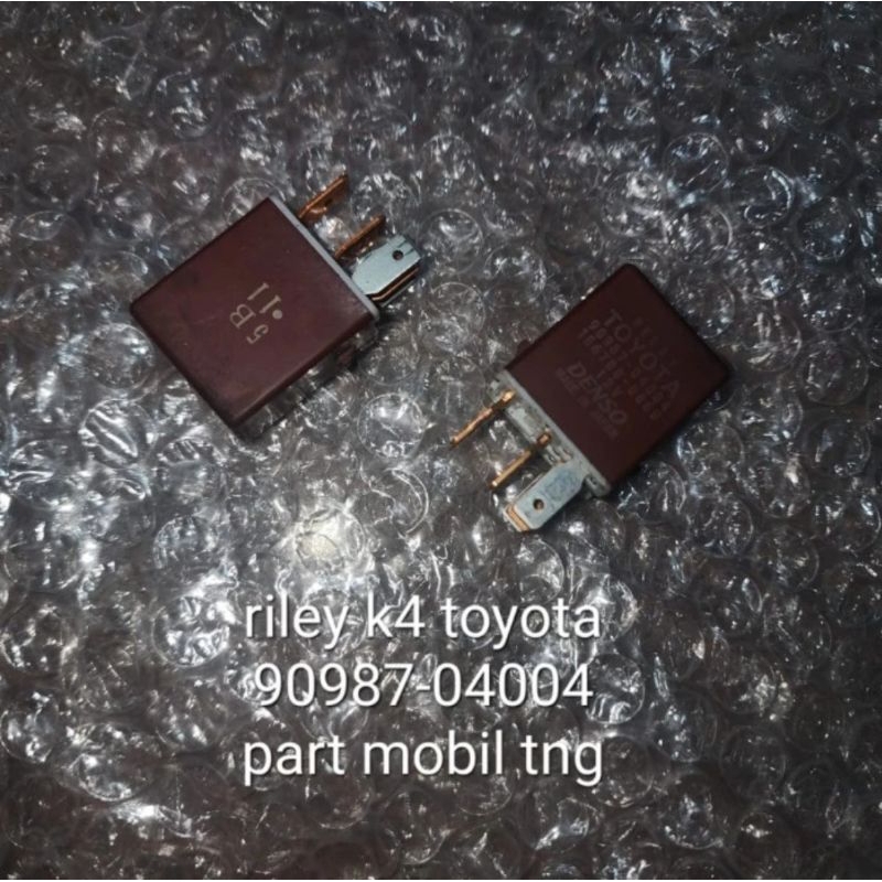 Rilley Riley Relay Kaki 4 12V 90987-04004 Original