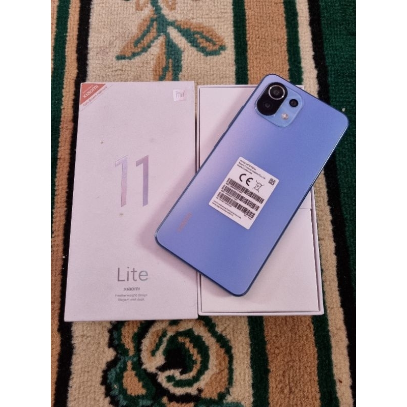 xiaomi 11 lite 6/64 second lengkap normal