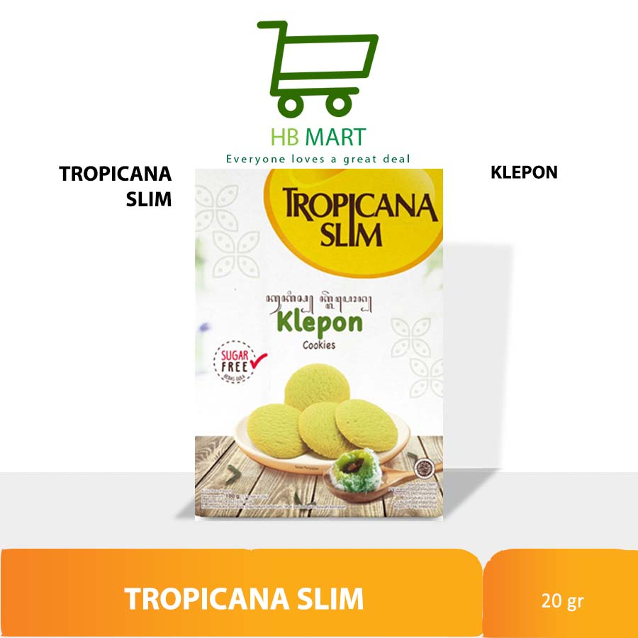 

Tropicana Slim Klepon Cookies (5 Sch) - Snack Bebas Gula