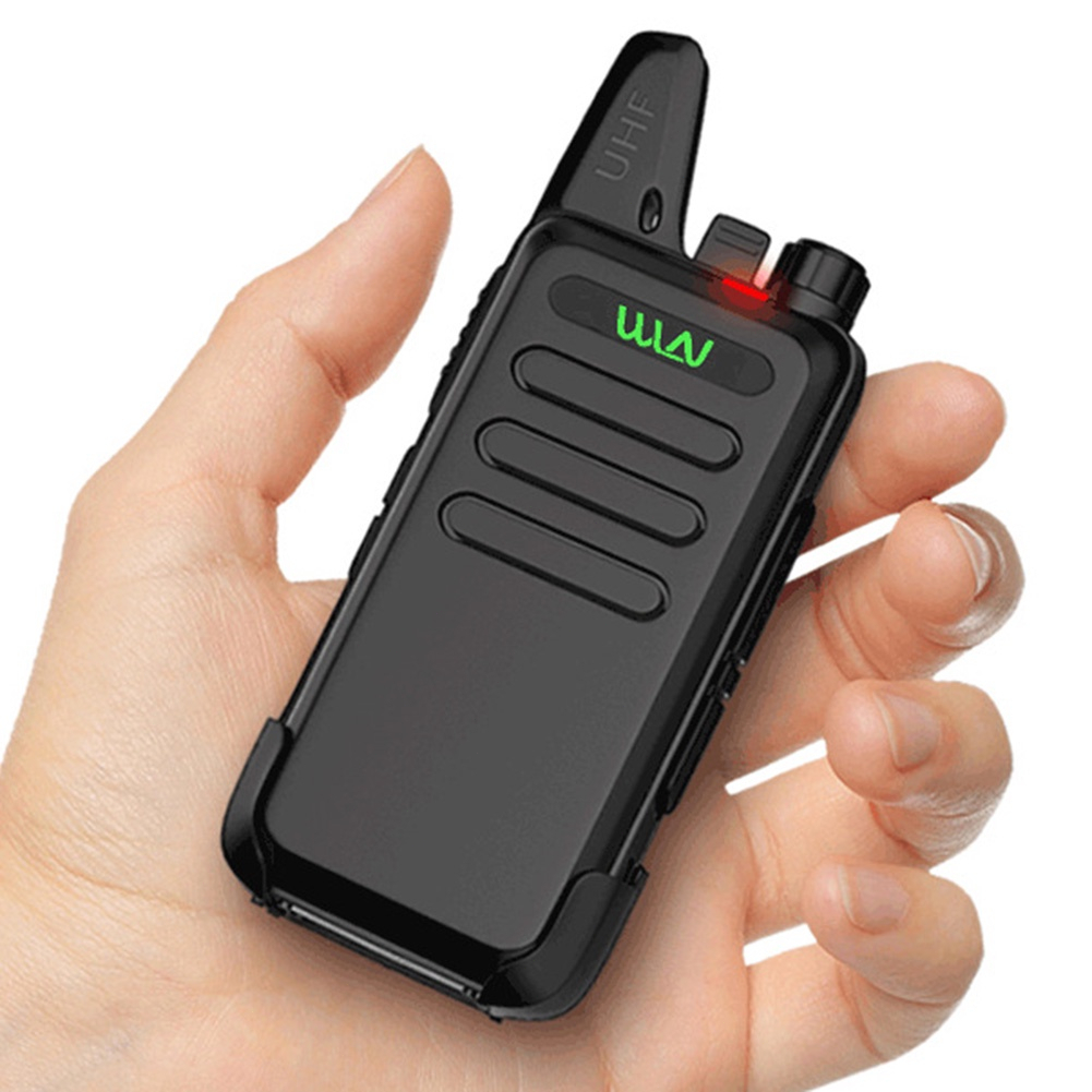 【Termurah】HT WLN C1 UHF Handy Talky TWO WAY RADIO BLACK Walkie Talkie 2 UNIT