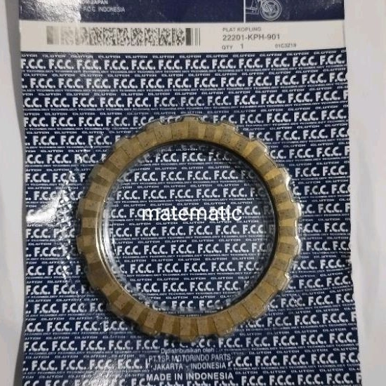 Kampas Plat Kopling SET Honda Kharisma Supra x125 KPH FCC ORIGINAL
