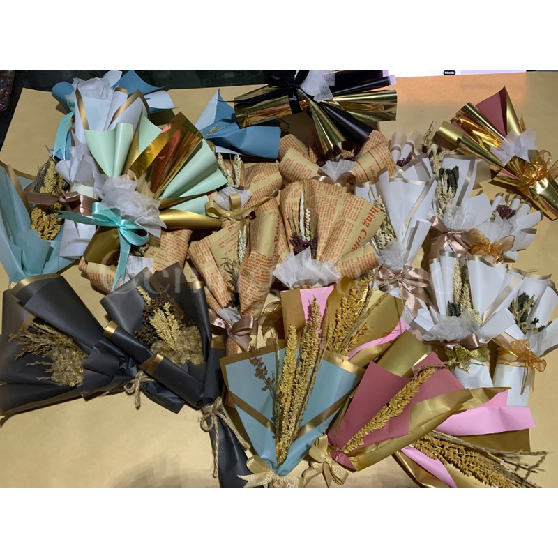 MINI BOUQUET DRIED FLOWER MURAH BALI GROSIR SATUAN TERMUTAH BALI MINI MEDIUM BIG BUNGA KERING