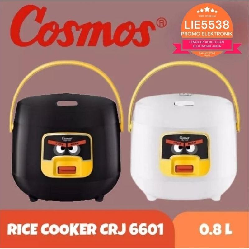 COSMOS CRJ-6601 / CRJ 6601 Rice Cooker Harmond Anti Gores 0,8 L GARANSI RESMI