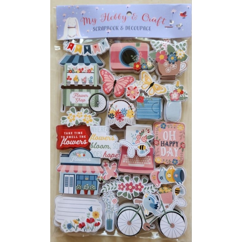 

Sticker 3d Scrapbook "Oh Happy Day