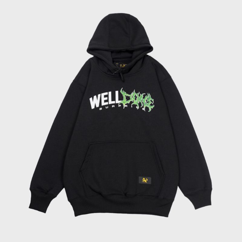 Hoodie Sweater Welldone WhiteGreen Unisex