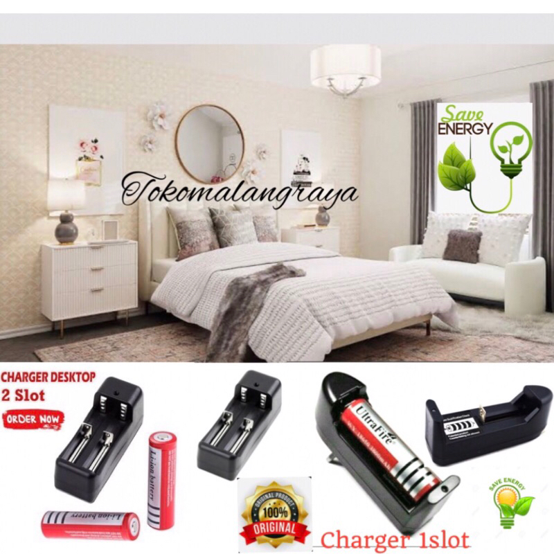 alat charge baterai 18650/charge baterai 1-2slot