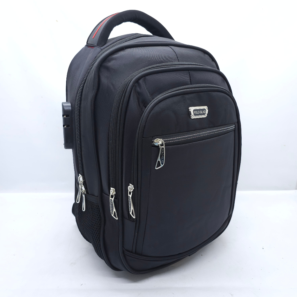 Tas POLO GLAD 16 INCHI MURAH ORIGINAL / RANSEL LAPTOP POLO GLAD KUNCI NOMOR USB JAS HUJAN 16&quot; MURAH / TAS LAPTOP POLO GLAD KAIN KANVAS 16 INCHI BANYAK RUANG ORIGINAL MURAH BARU / TAS KERJA POLO KANVAS USB KUNCI NOMOR / TAS SEKOLAH POLO GLAD USB MURAH ORI