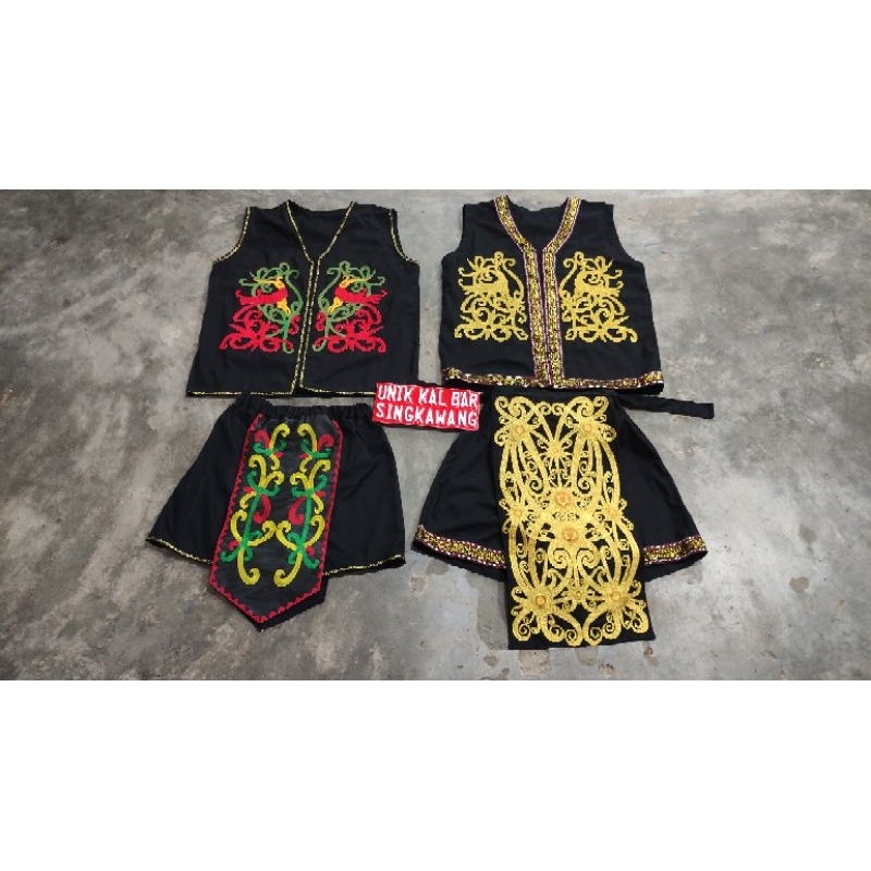 BAJU ADAT DAYAK KALIMANTAN UKURAN PRIA DEWASA