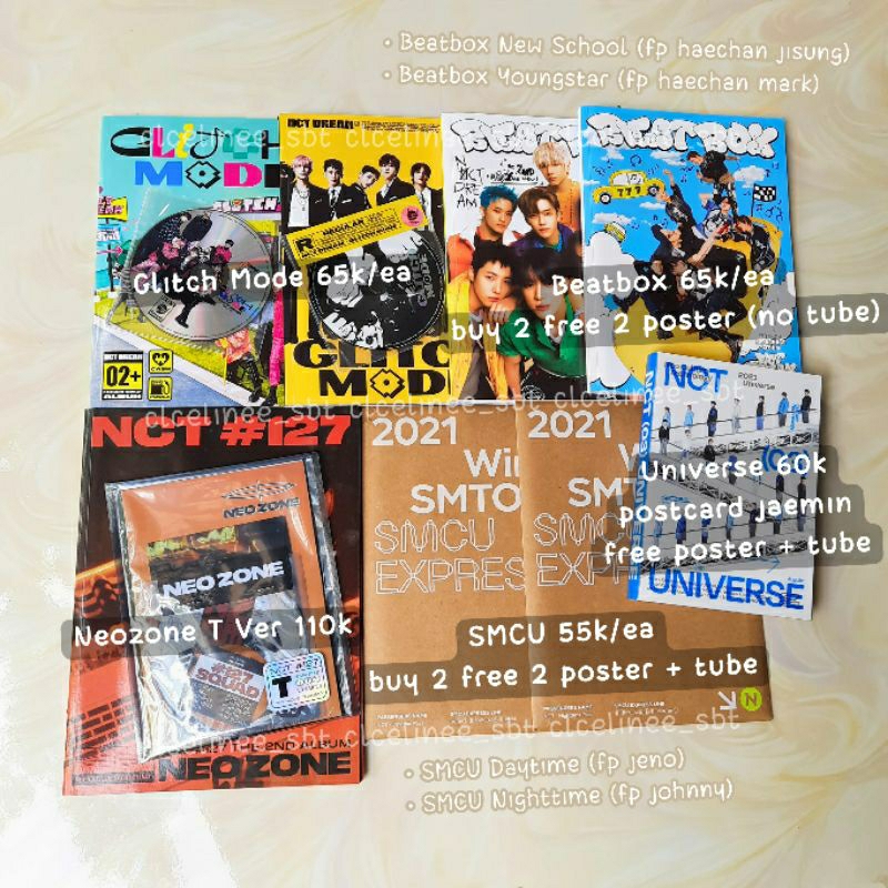 [1] Album Only NCT 127 Dream Wayv pb photobook glitch mode glimo scratch beatbox new school youngsta