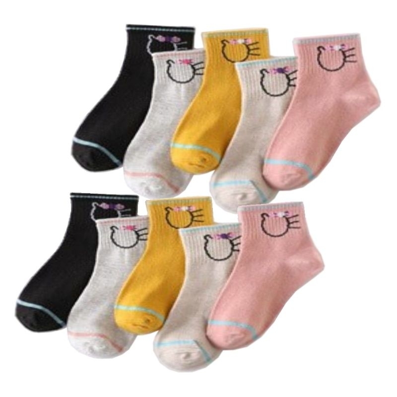 KAOS KAKI Panjang Kaki Motif Gambar Kucing Hello Kitty Kaos Kaki Cute Kaos Kaki Fashion Korea Unisex Cewek Cowok TERLARIS!!