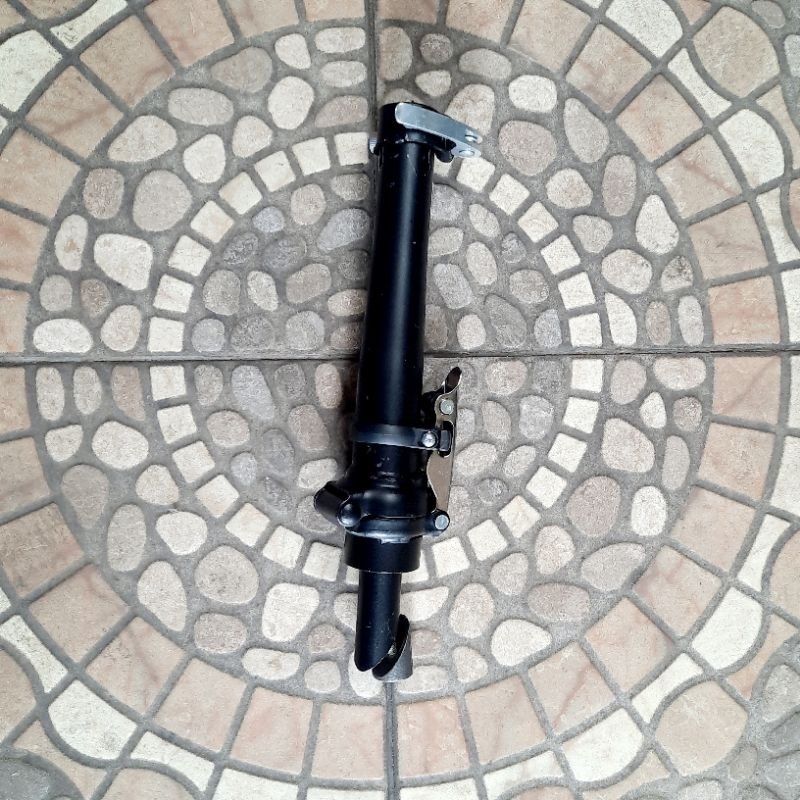 HANDLEPOST SEPEDA LIPAT INSERT 25.4mm BESI HITAM
