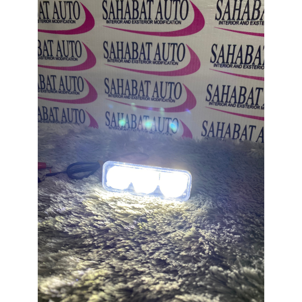 Lampu Tembak Lampu Kabut Lampu Sorot 3 Mata Lampu Tambahan Drl Cree 3 Mata 12Volt