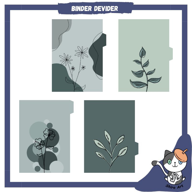 BINDER DEVIDER || PEMBATAS BINDER || PEMBATAS BINDER LUCU || AESTHETIC BINDER DEVIDER