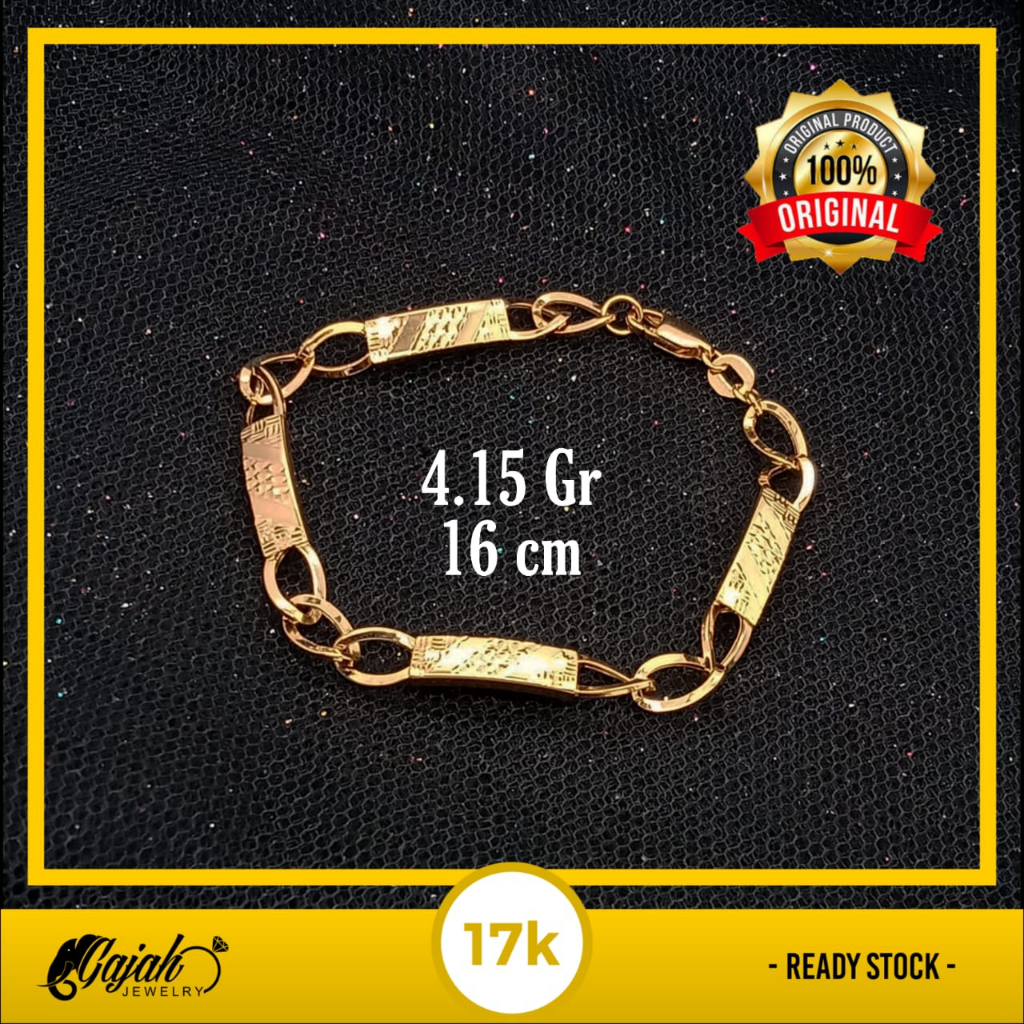 Gelang Emas 17K - 4.15 Gr Kadar 750 - 4833