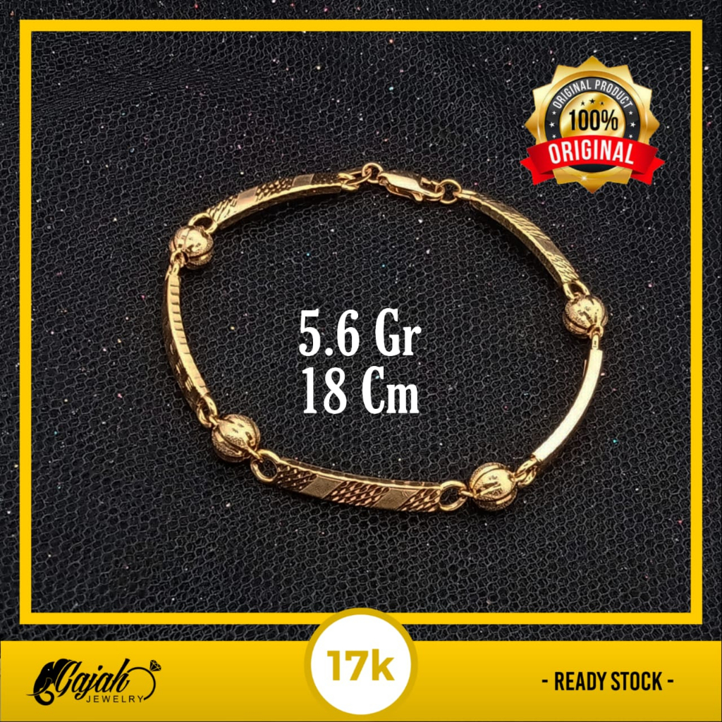 Gelang Emas 17K - 5.6 Gr Kadar 750 - 4834