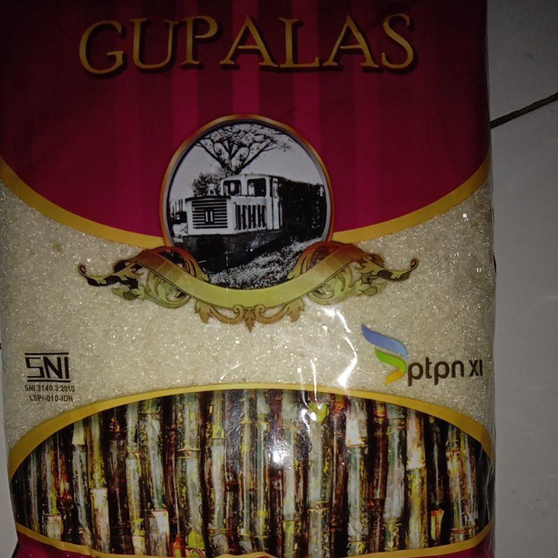 gula 1 kilo merk gupalas
