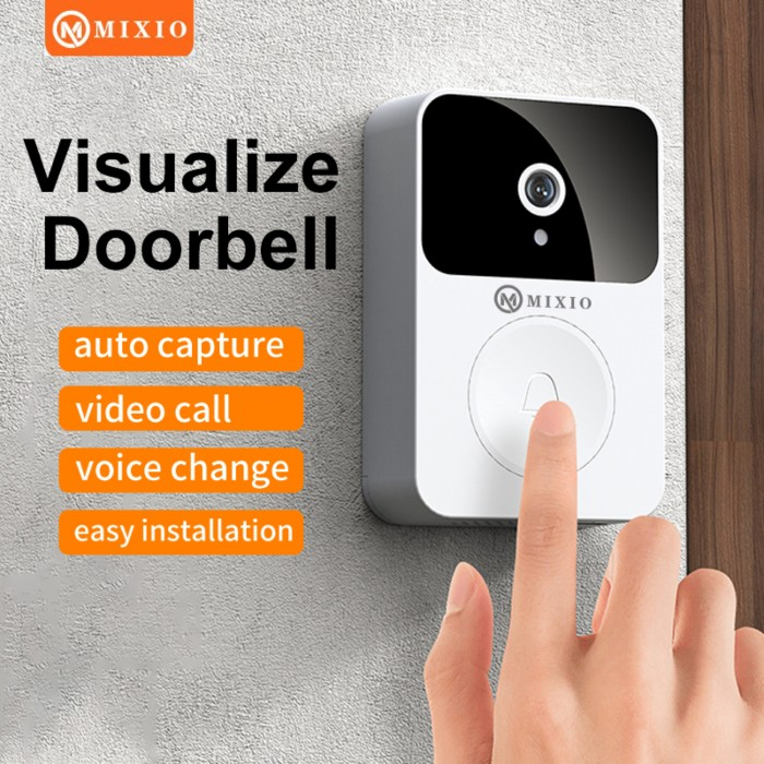 MIXIO - Smart Home Wifi Video 1080p Doorbell X9 Audio Bel Pintu Rumah