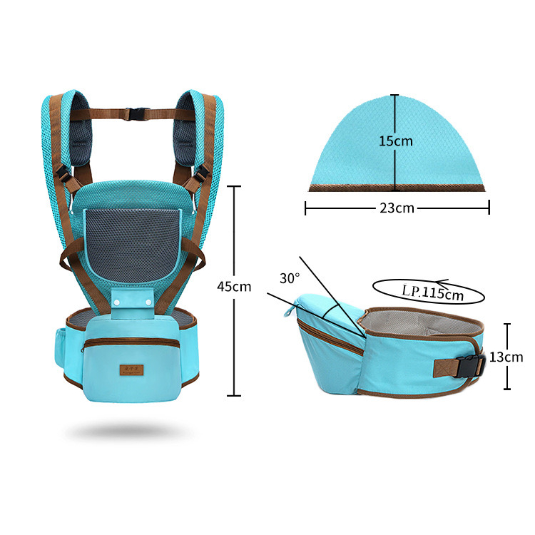 [1KG 2PCS] Babyland Gendongan Bayi Depan Hipseat Babylab Baby Carrier Versi Baru