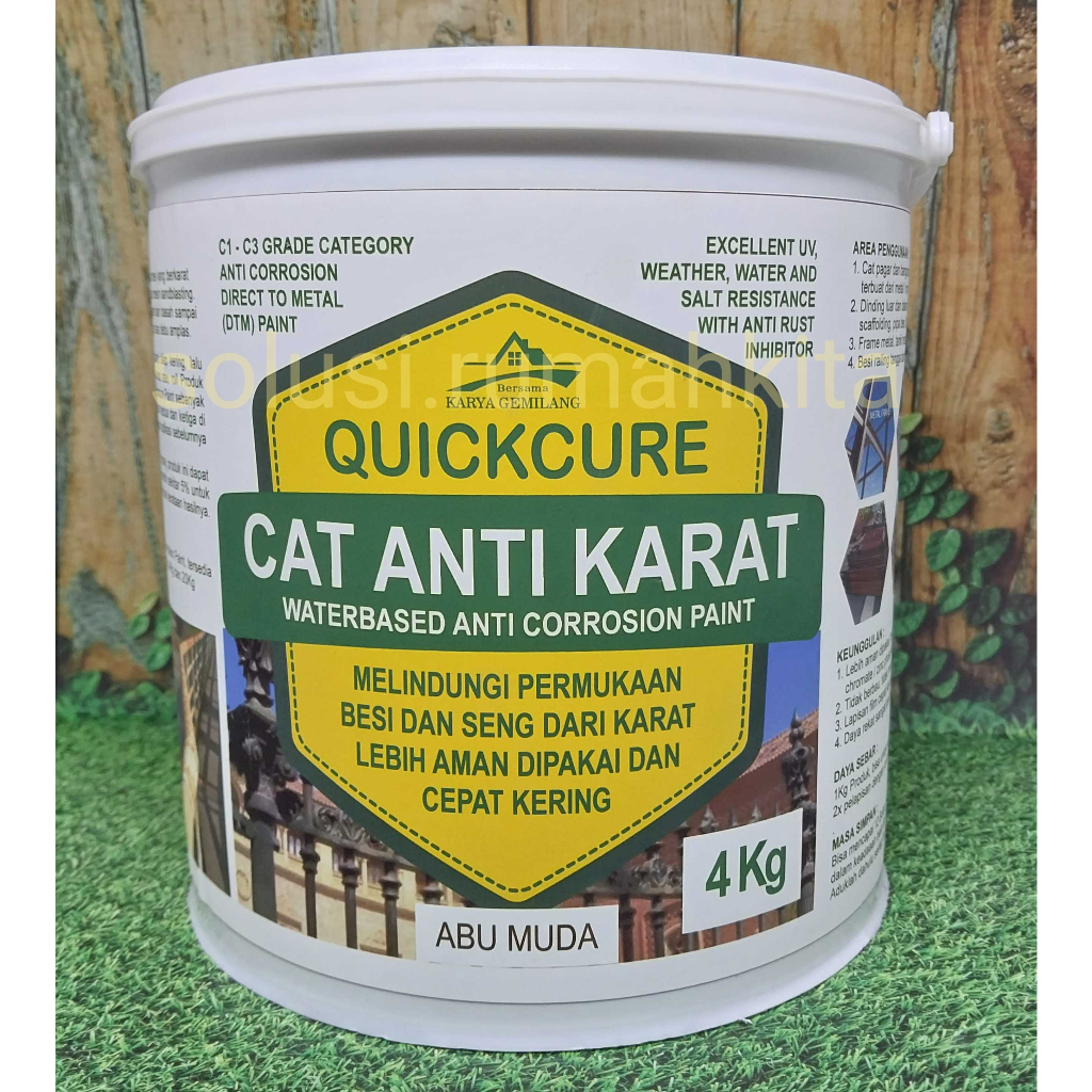 CAT BESI ANTI KARAT, CAT ANTI KARAT, CAT BESI EXTERIOR ANTI KARAT, 4Kg