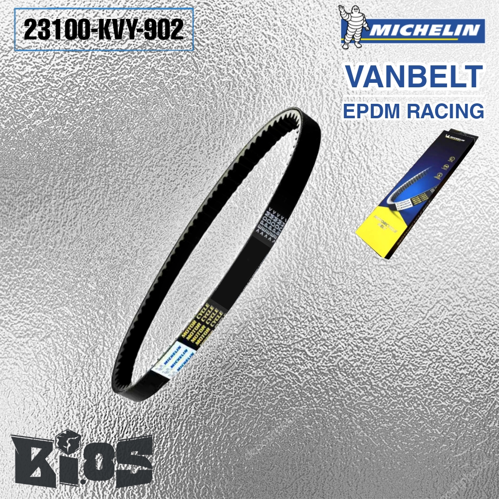 V BELT VAN BELT VANBELT V-BELT MICHELIN EPDM RACING UNTUK MOTOR HONDA BEAT VARIO SCOOPY GENIO SPACY PCX ADV TIPE K16 / K25 / K36 / K44 / K97 / KVY / KZR / KVB