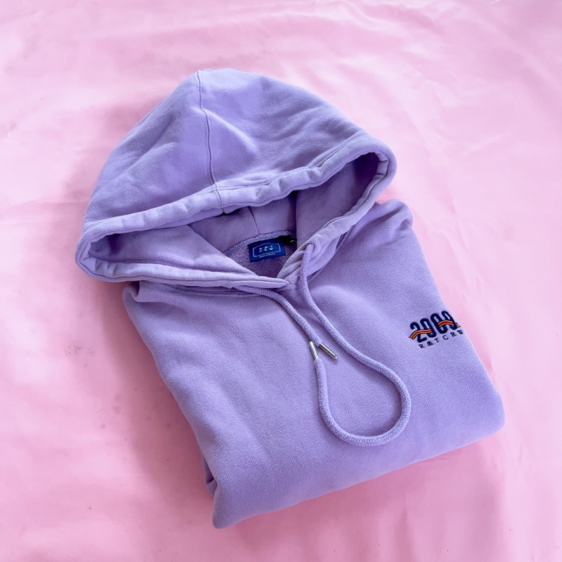 Romantic Crown Oversize Purple Hoodie