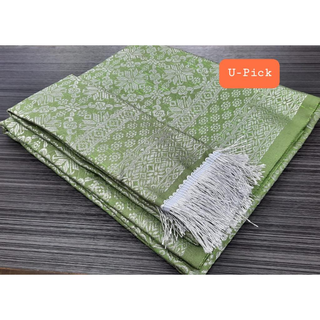 Sett Rokk Songket Span Siap Pakai dan Slendang Besar Ibu Ready Semua Variant Warna Baru || Songket Jadi Bawahan Kebaya Batik Terbaru || Premium ~ DVN STYLE