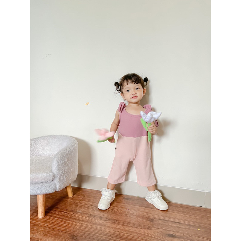 [12.12 SALE] Mioubaby Overall Kombinasi free headband | Kimono set bando | Kimono bayi | Kimono baby | Jumpsuit baby | Jumpsuit anak | Jumper bayi | Jumper anak | Baju anak perempuan | Hadiah lahiran | Newborn package | Paket bayi baru lahir