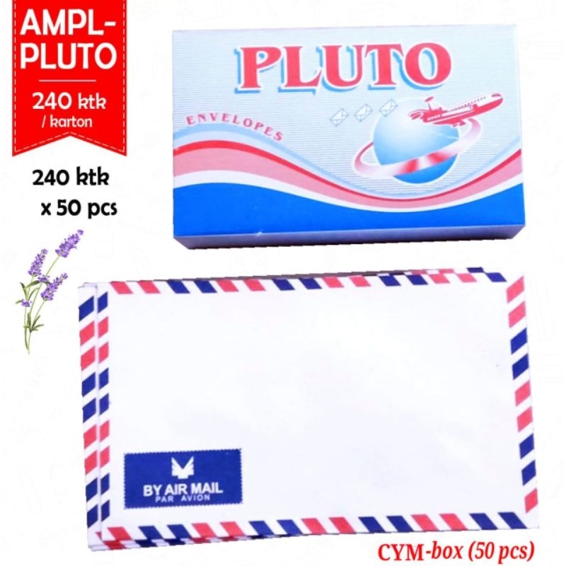 

Amplop Airmail Pluto Tanpa Perekat isi 50lembar
