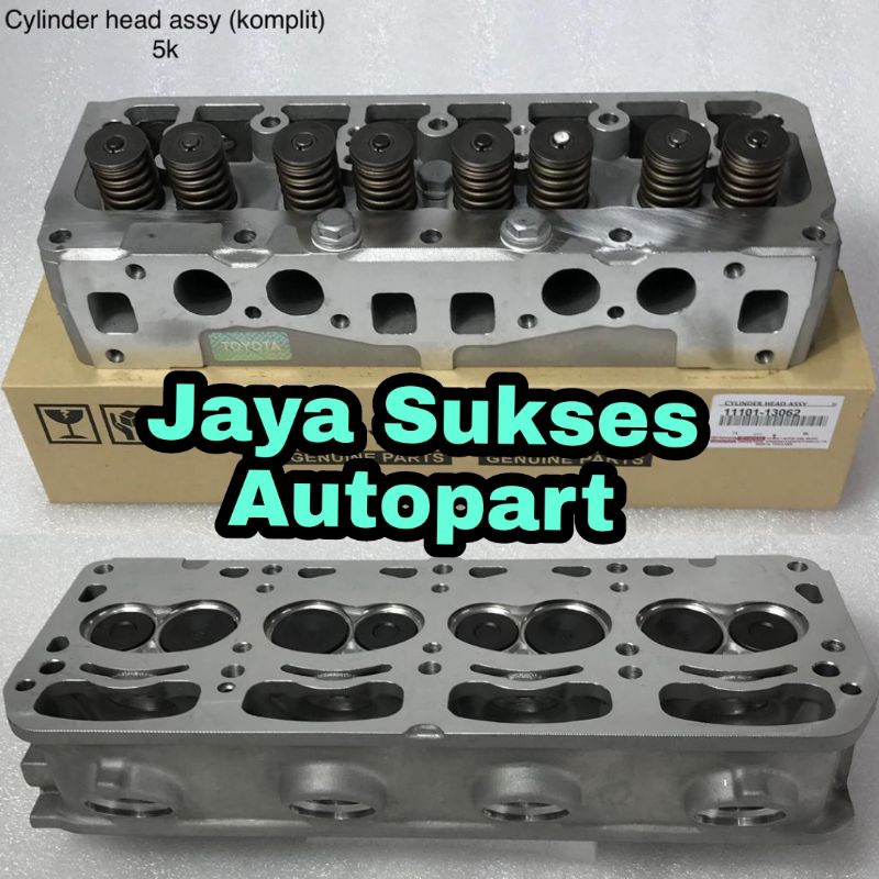 Cylinder head Assy kijang 5K Komplit Original