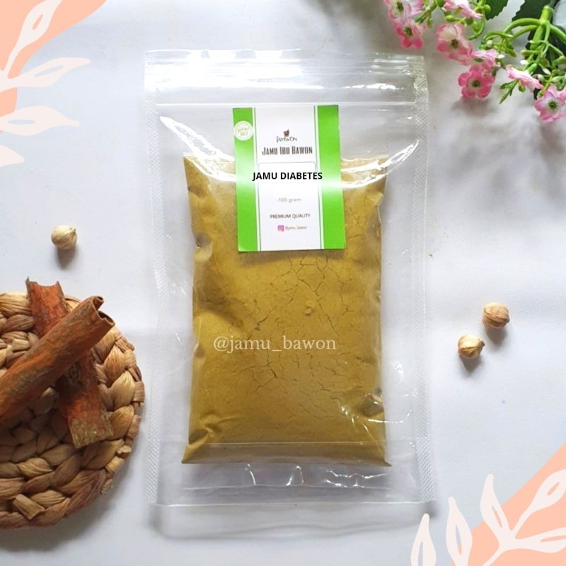 

Jamu Diabetes Serbuk 100 gram | Jamu Kencing Manis| Jamu Gula Darah Tinggi