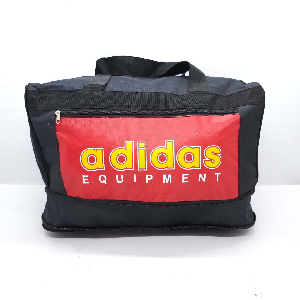 TAS PAKAIAN ADIDAS KAIN KANVAS EKSPANDING 2 TINGKAT MURAH / TRAVEL BAG ADIDAS EKSPANDING 2 RUANGAN / TAS PAKAIAN SPORT MURAH / TAS BERANGKAT ADIDAS MURAH EKSPANDING / TAS OLA