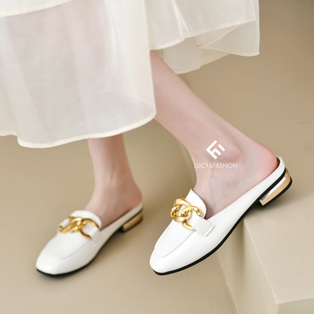 AGI0679 Mules Sepatu Flatshoes Wanita Import Murah