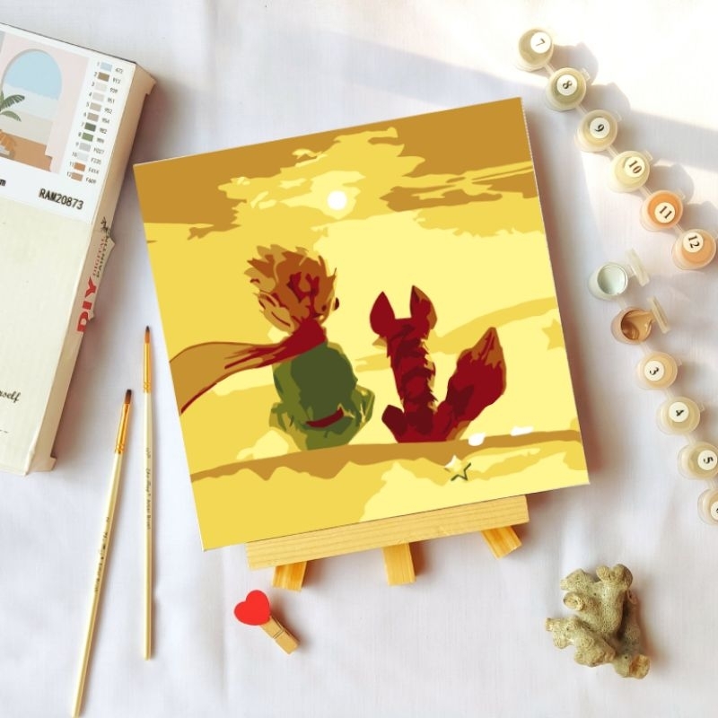 

Paint by Numbers KIT - The Little Prince 20x20cm - Painting KIT DIY