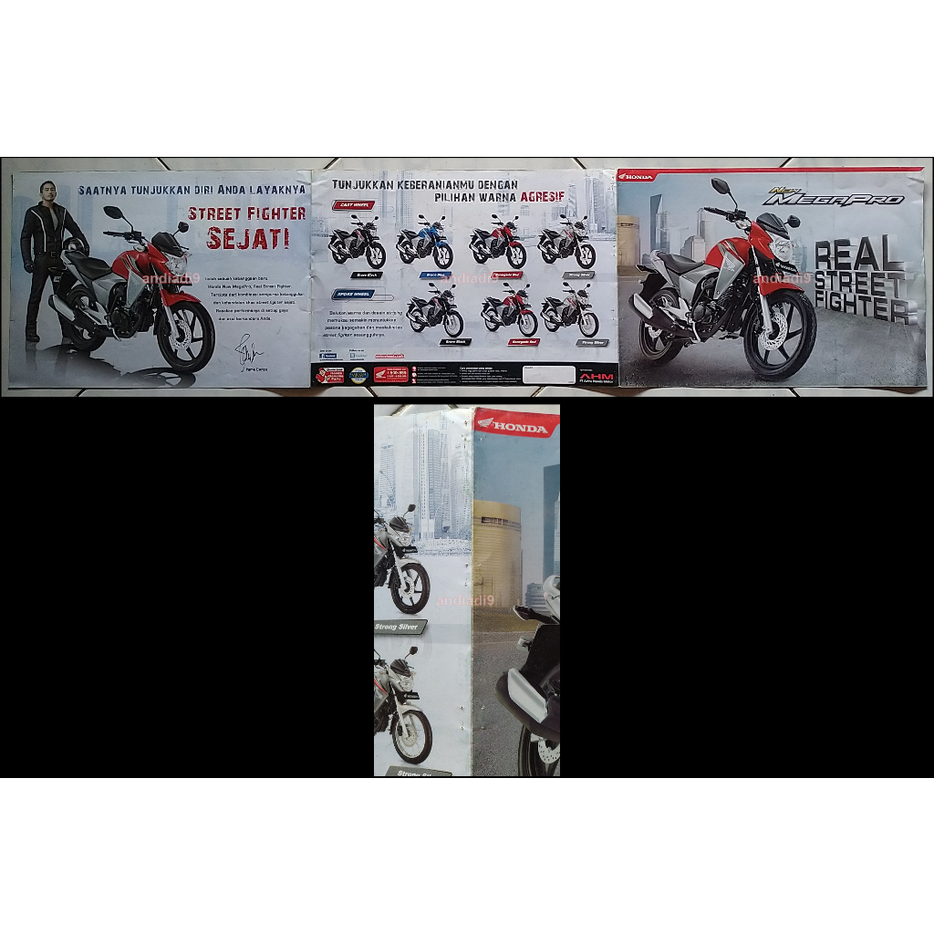 BROSUR SEPEDA MOTOR HONDA NEW MEGA PRO