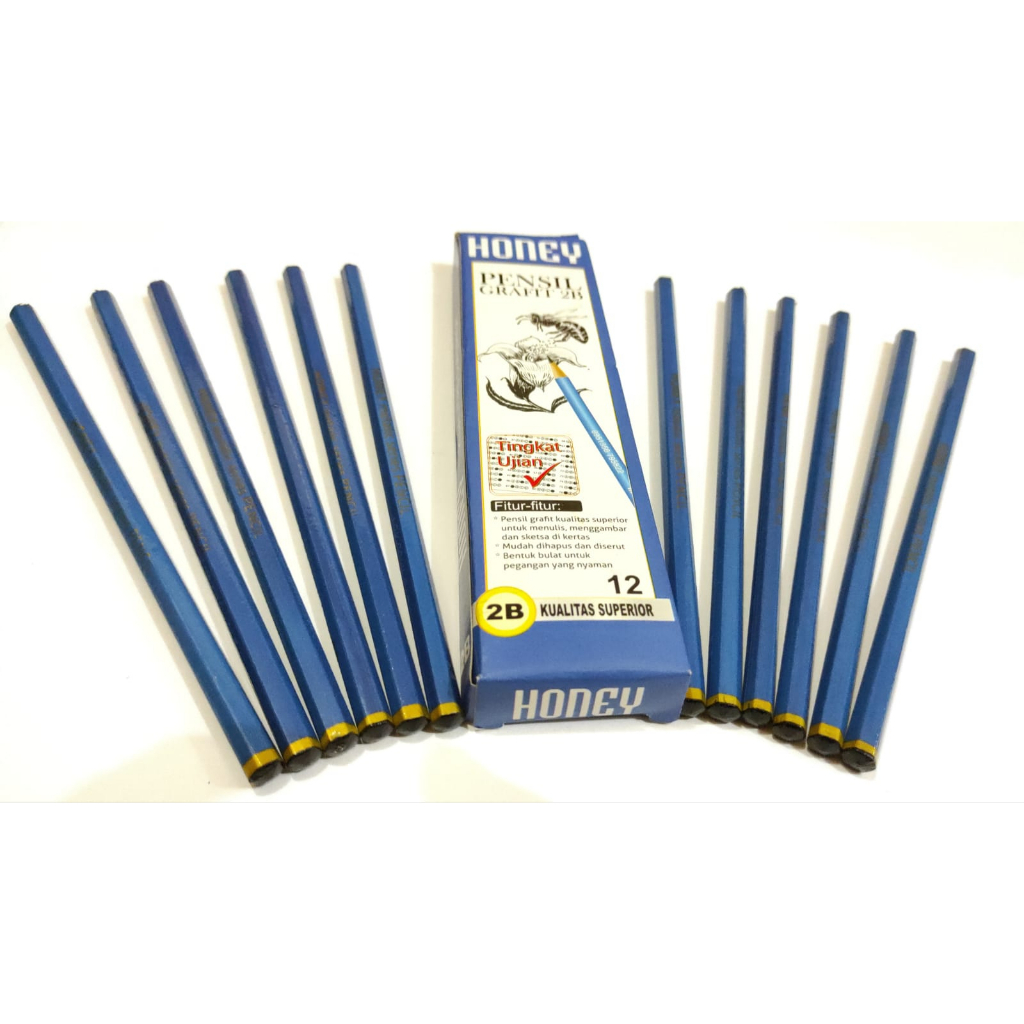 

Pensil 2B (Biru)